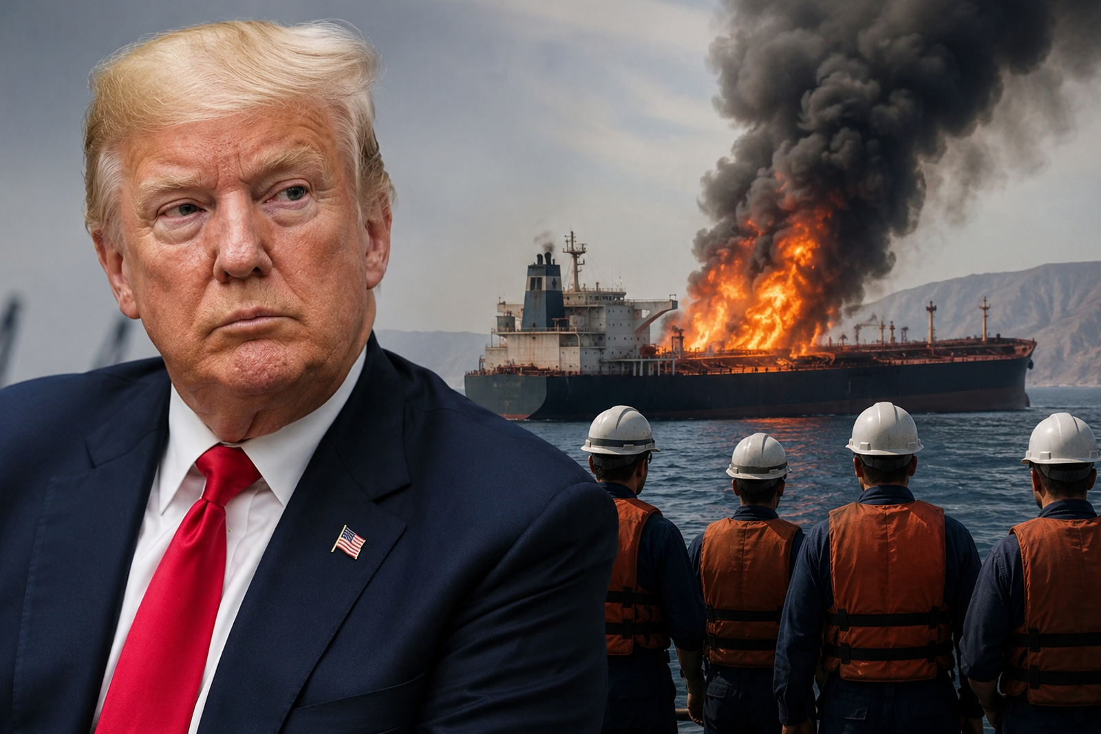 Trump Calls Maritime Work a ‘Rough Profession’ After Indian Sailors Killed in Hormuz Strikes